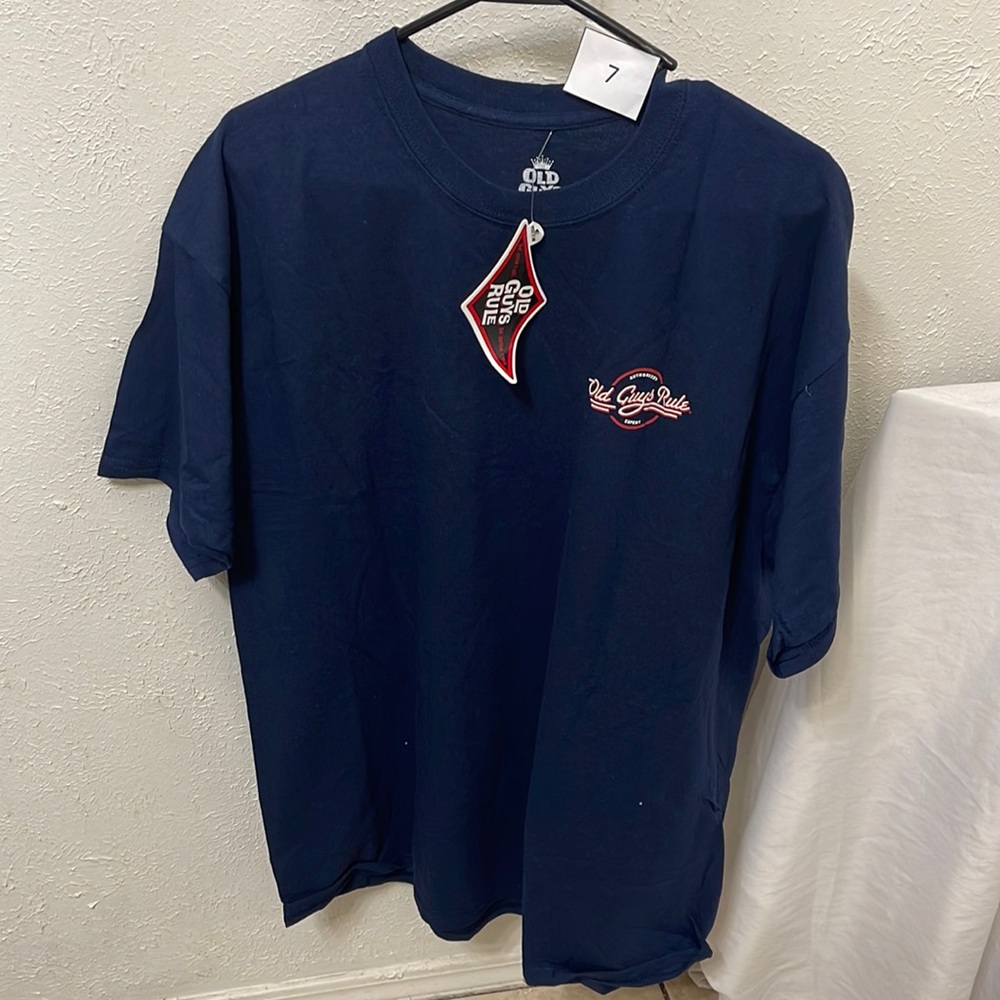 Old Guys Rule Mens T-Shirt Size XL NWT New Authorized Expert Badge of Honor U
